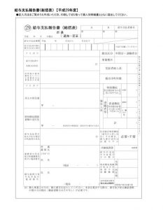 給与支払報告書とは？ 個人別明細書と総括表の書き方と提出方法